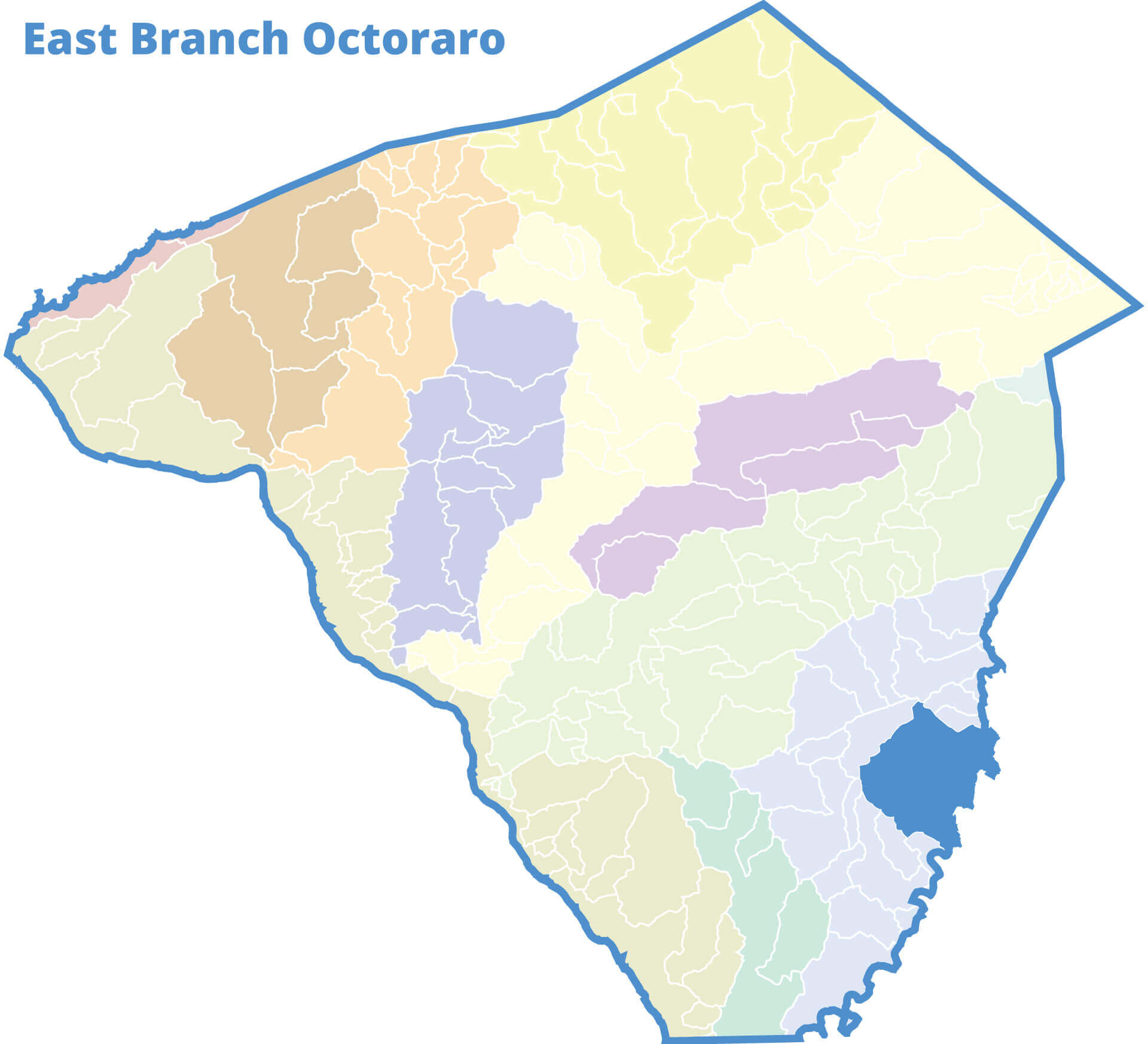 East Branch Octoraro Watershed Map